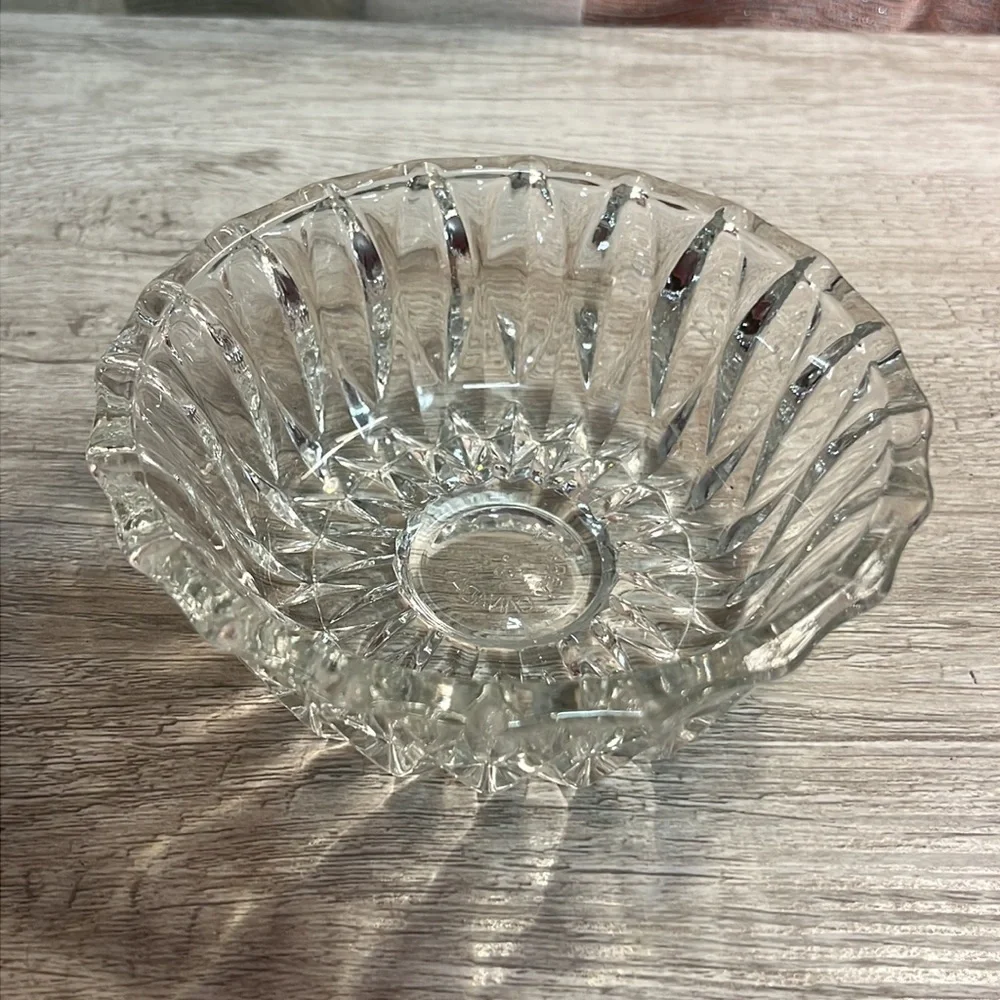 Vintage Canadian Canada Glass Trinket Dish